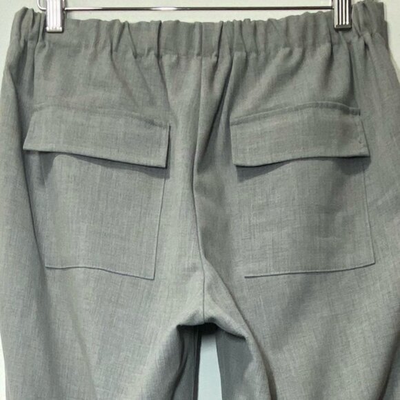 Ottod’Ame Tailored Elastic Waist Pants Gray Made in Italy — Size US 6 - Picture 5 of 8